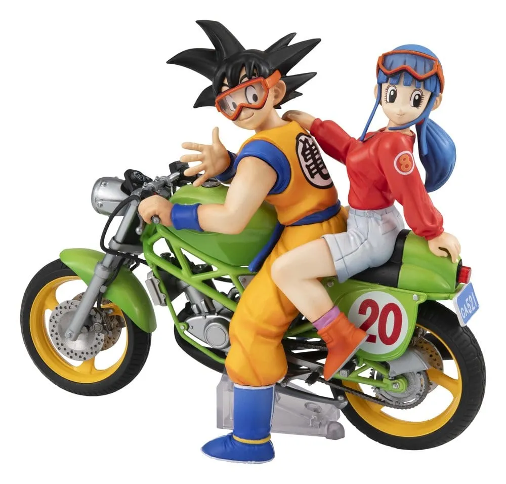 Dragon Ball Z Desktop Real McCoy PVC Figure 05 Son Goku & Chichi Limited Repeat Ver. 15 cm